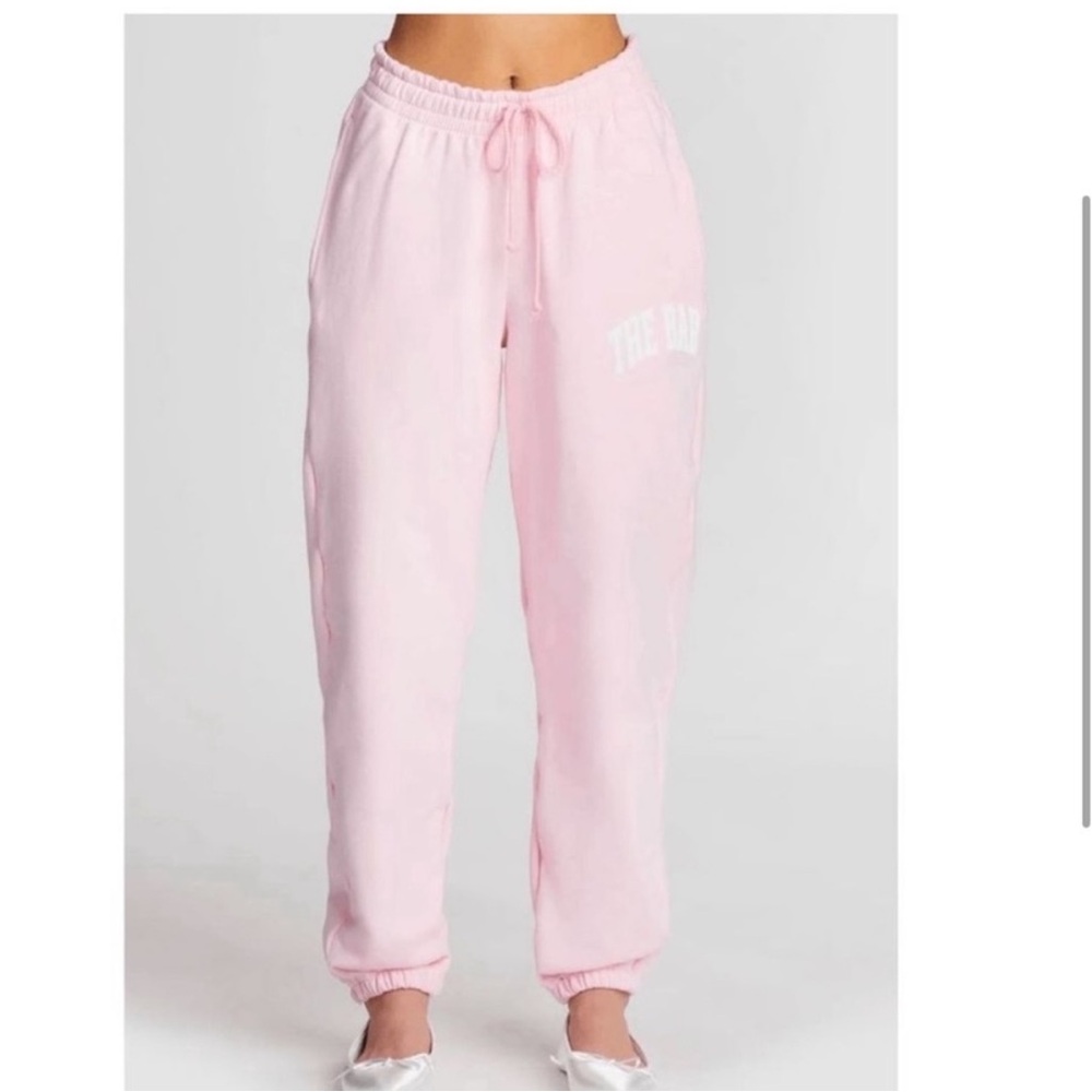 The bar pink sweatpants